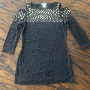 Cache cold shoulder top